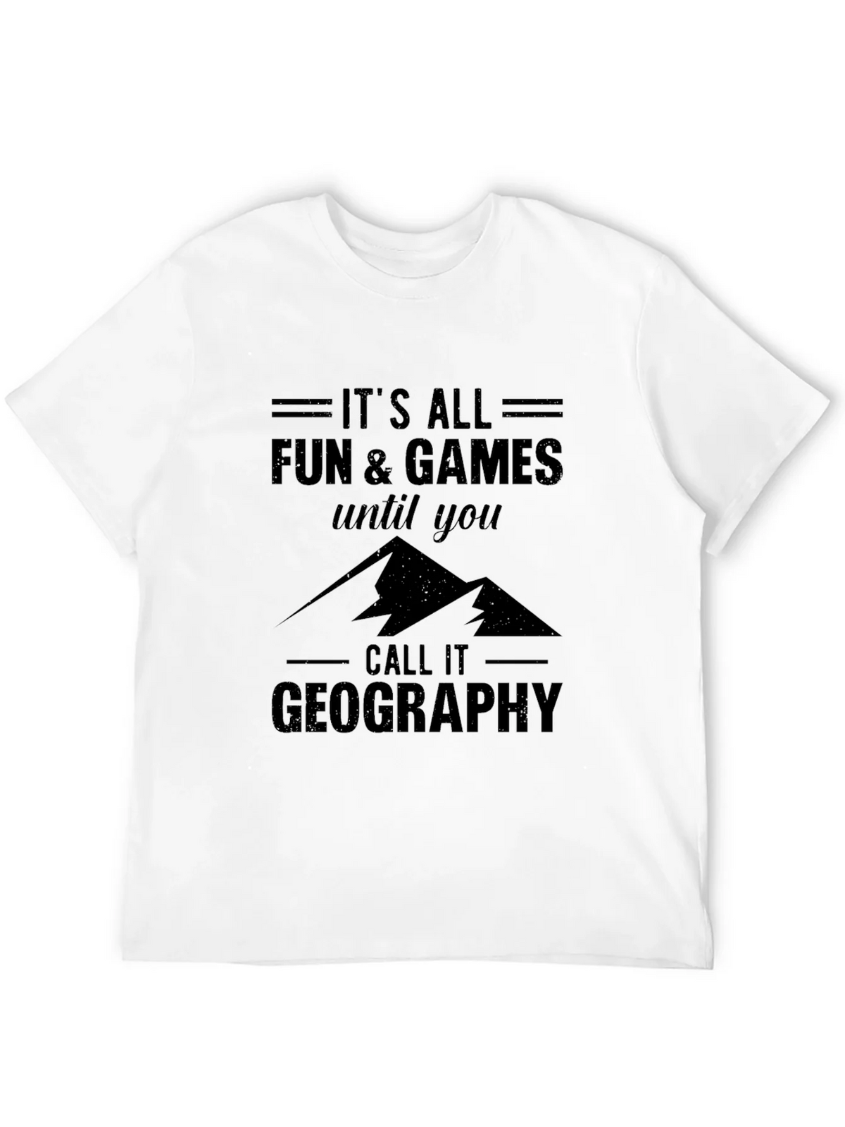 Funny Geography T-Shirt: Its All Fun & Games product image 11