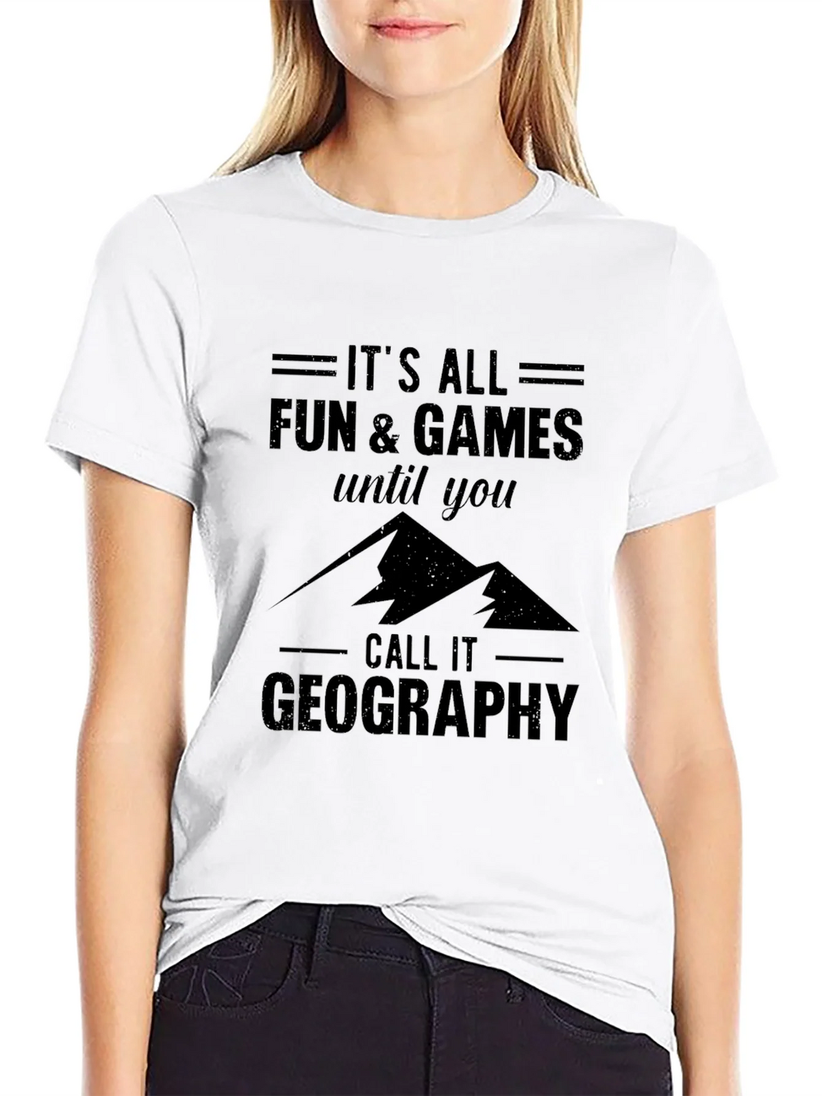 Funny Geography T-Shirt: Its All Fun & Games product image 8
