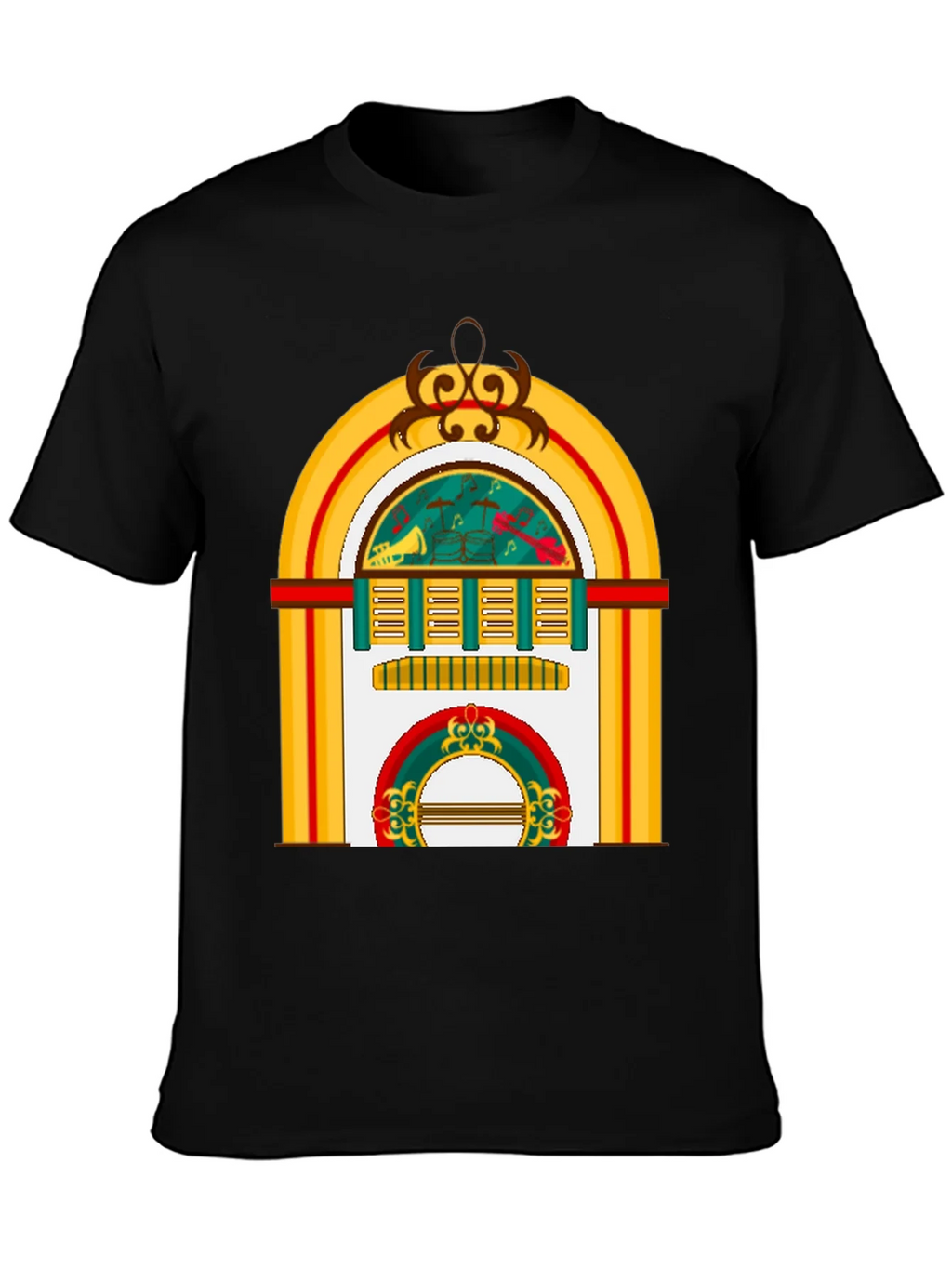 Retro Jukebox Graphic Tee - Musical Style product image 3
