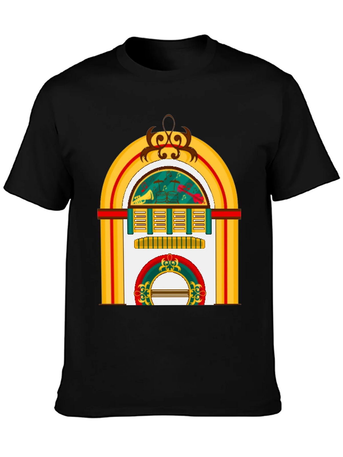 Retro Jukebox Graphic Tee - Musical Style product image 3