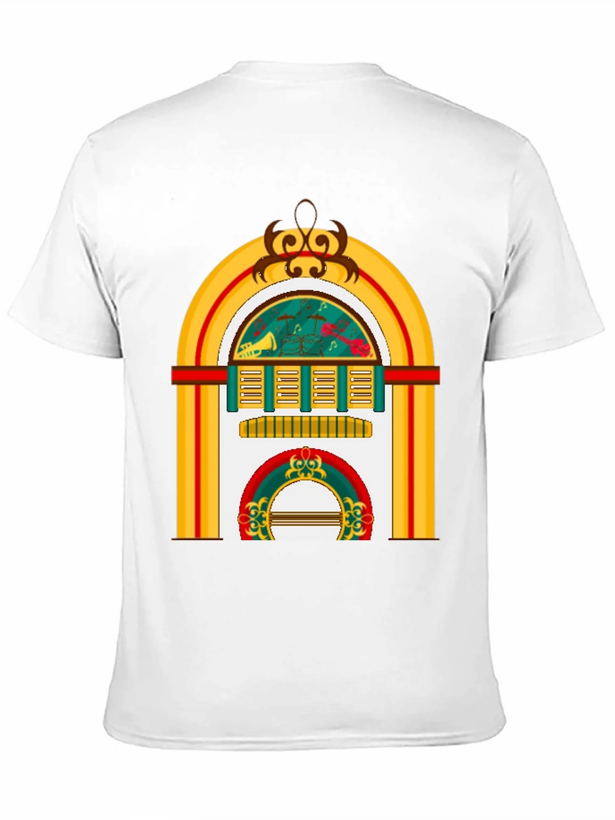 Retro Jukebox Graphic Tee - Musical Style product image 10