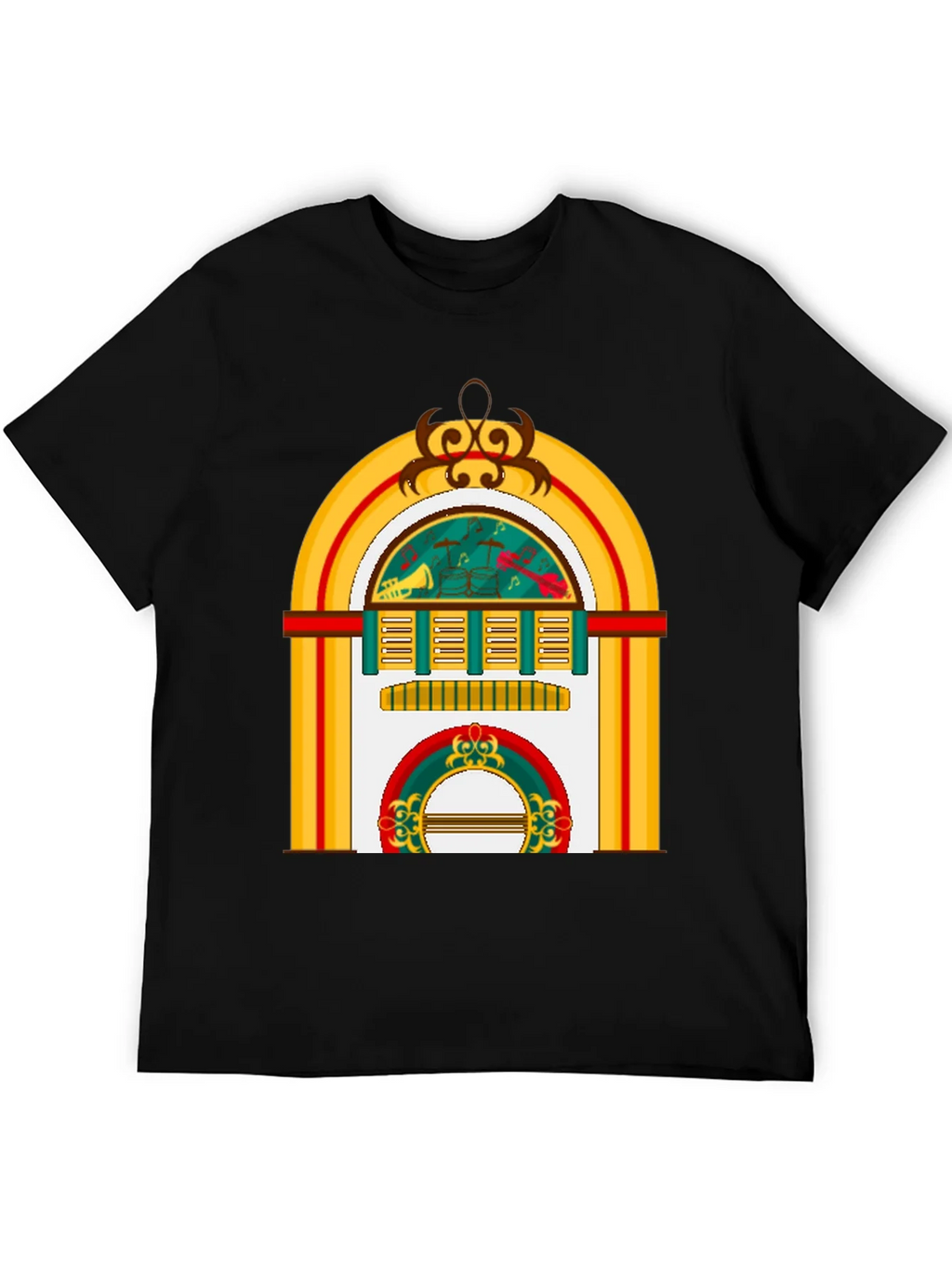 Retro Jukebox Graphic Tee - Musical Style product image 5