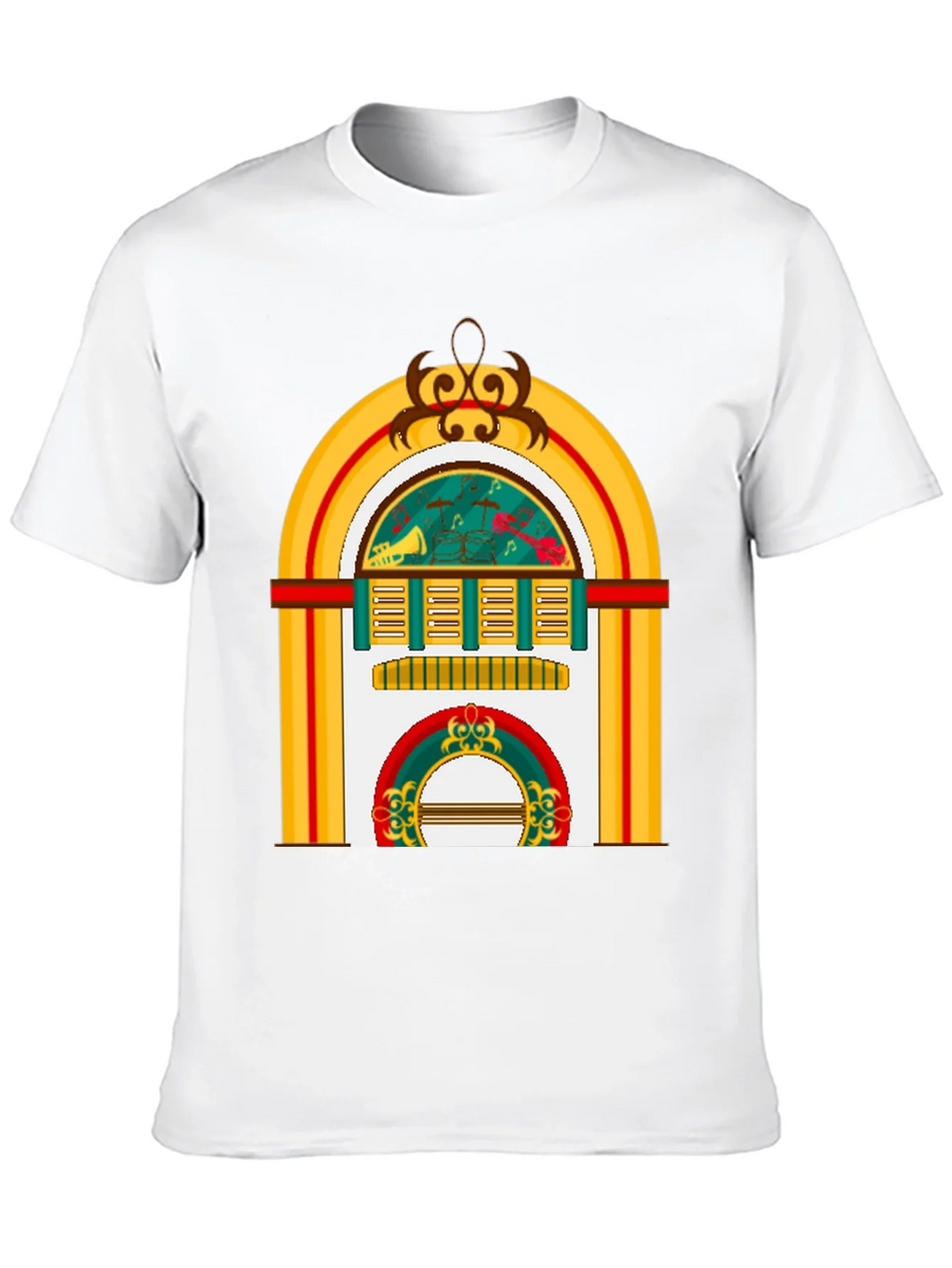 Retro Jukebox Graphic Tee - Musical Style product image 9
