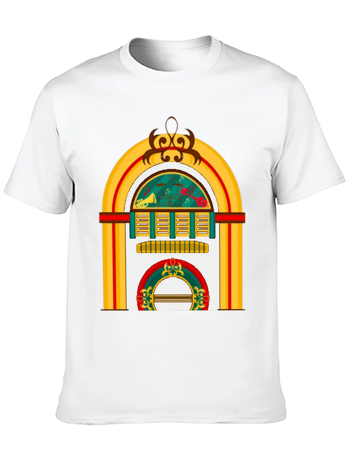 Retro Jukebox Graphic Tee - Musical Style product image 9