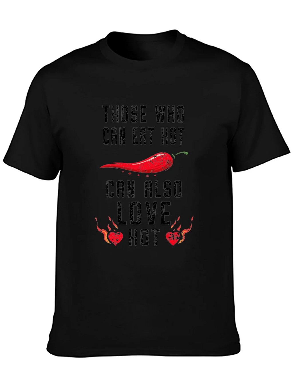 Spicy Food Lovers T-Shirt: Eat Hot Love product image 3