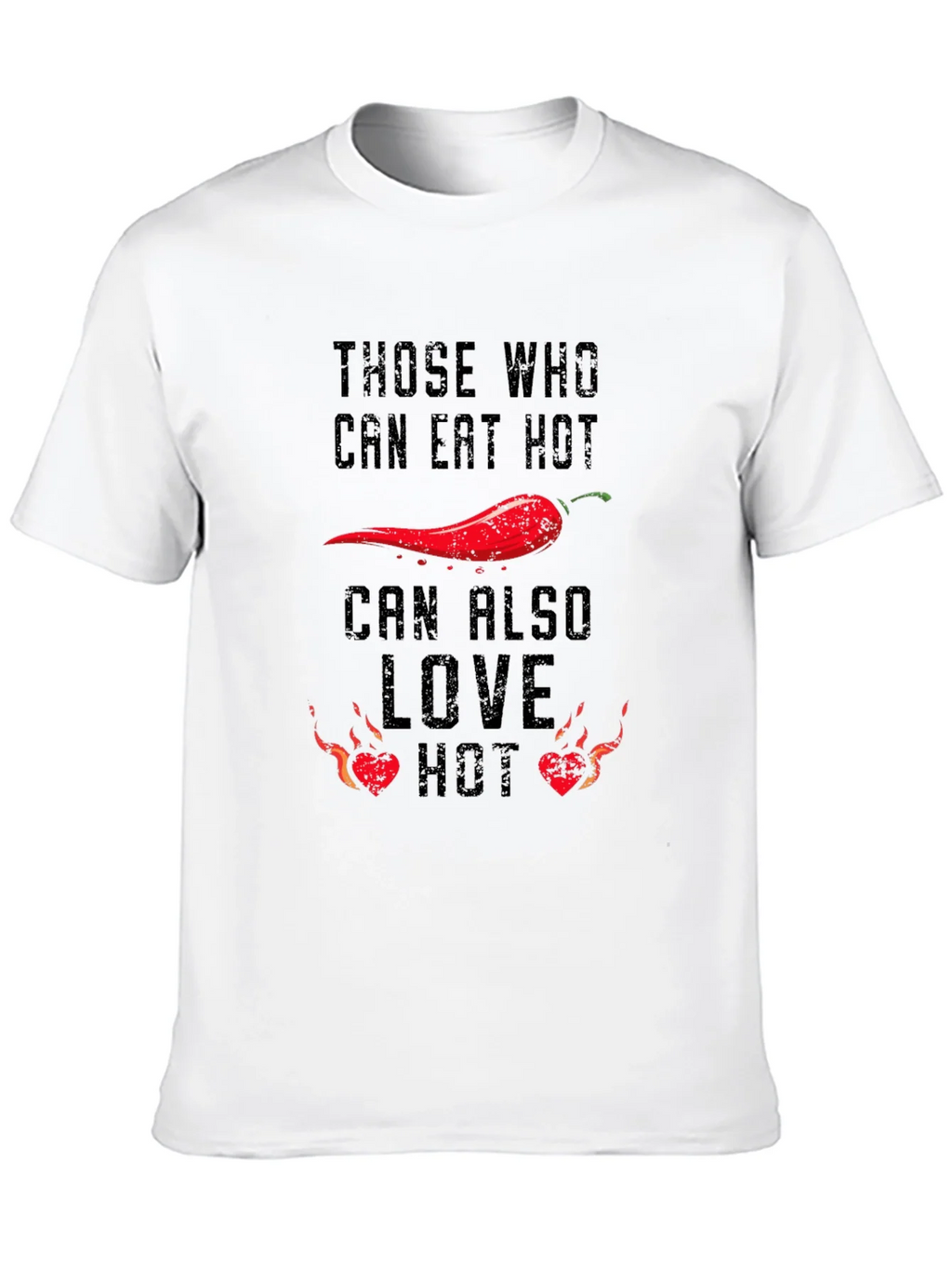 Spicy Food Lovers T-Shirt: Eat Hot Love product image 9