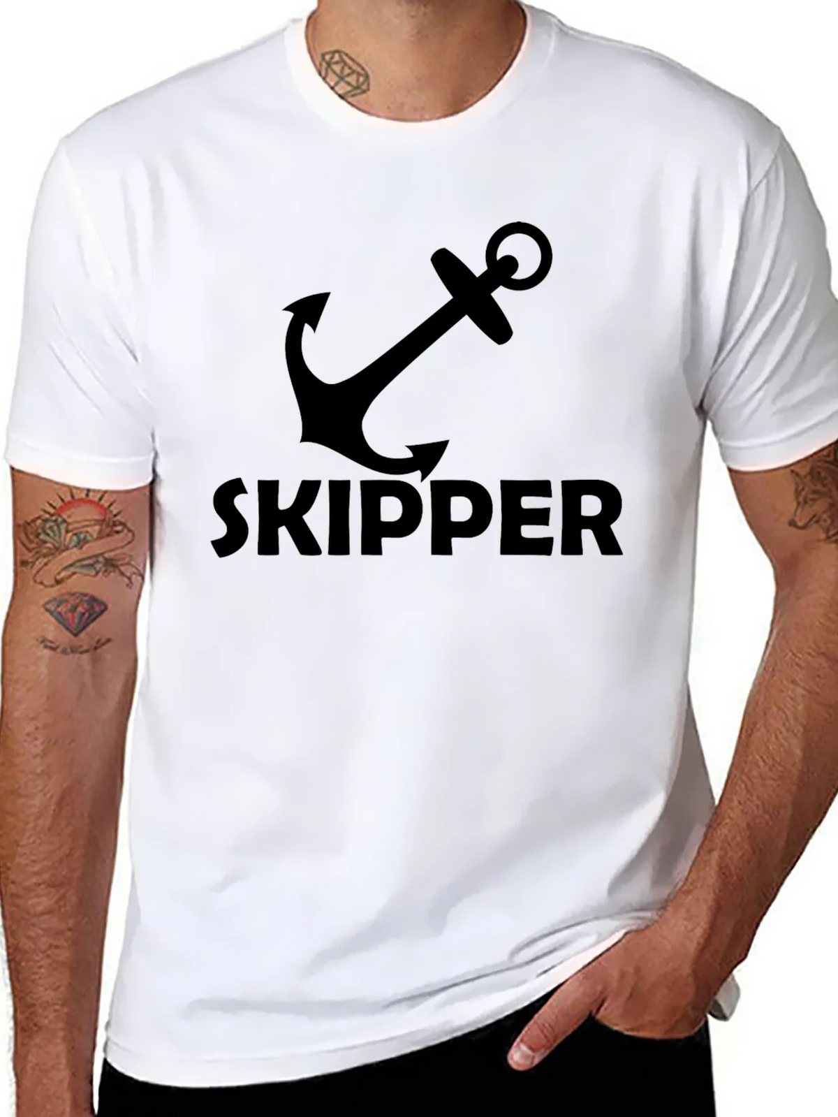 Skipper Anchor T-Shirt - Nautical Style product image 7