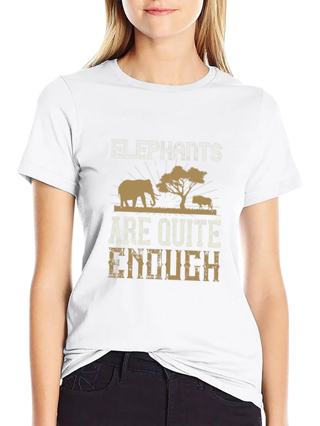 Elephant T-Shirt: Are Quite Enough Safari Tee product image 8