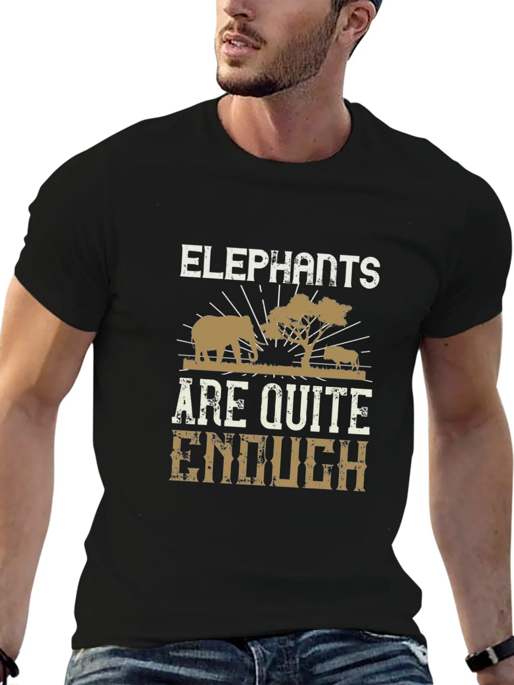 Elephant T-Shirt: Are Quite Enough Safari Tee product image 6
