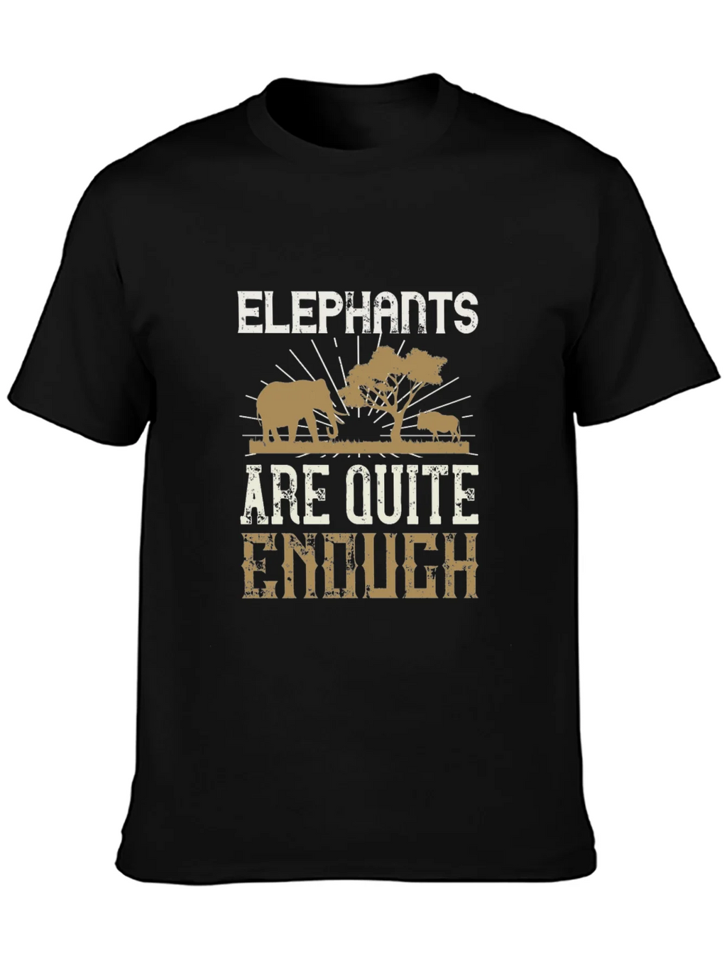 Elephant T-Shirt: Are Quite Enough Safari Tee product image 3