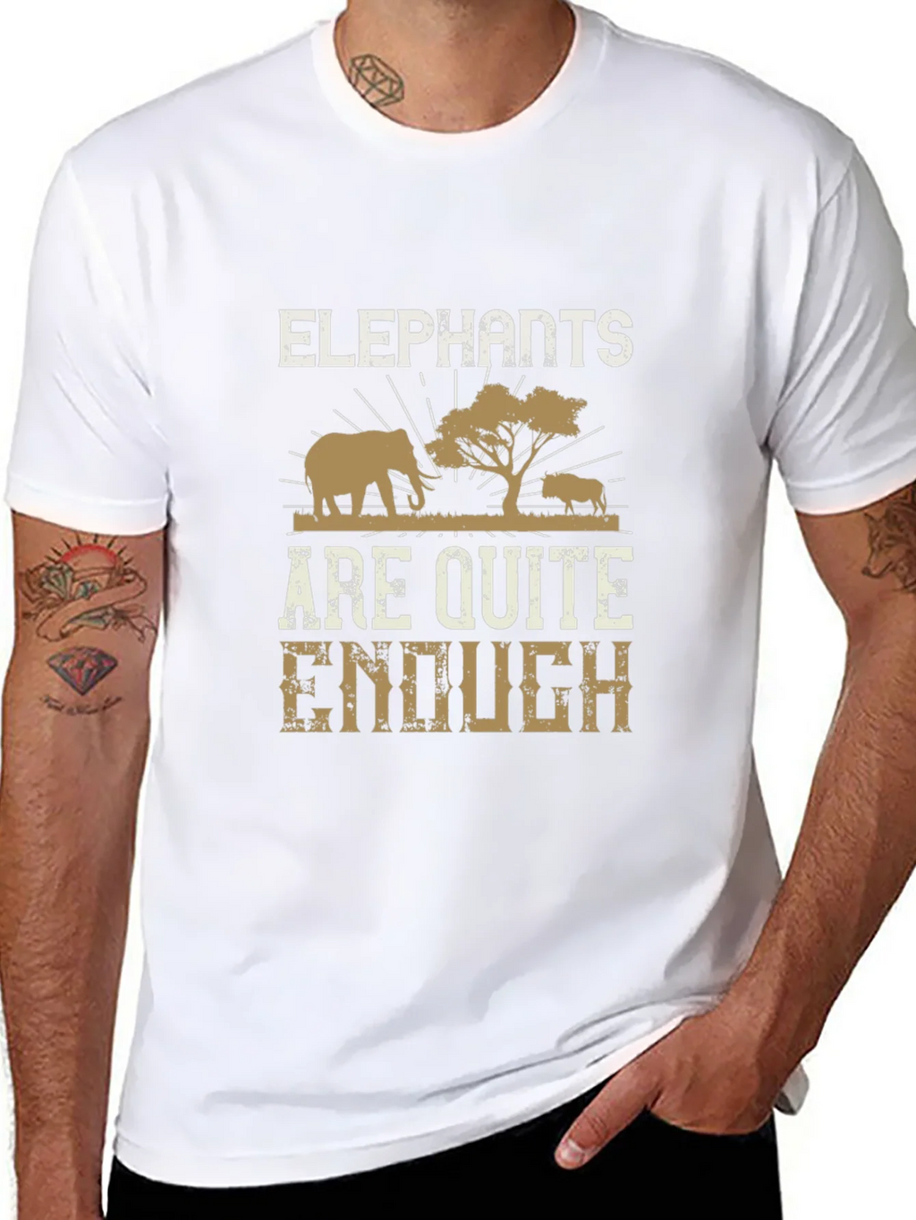 Elephant T-Shirt: Are Quite Enough Safari Tee product image 7