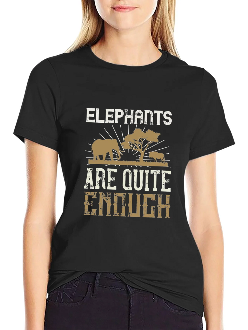 Elephant T-Shirt: Are Quite Enough Safari Tee product image 2