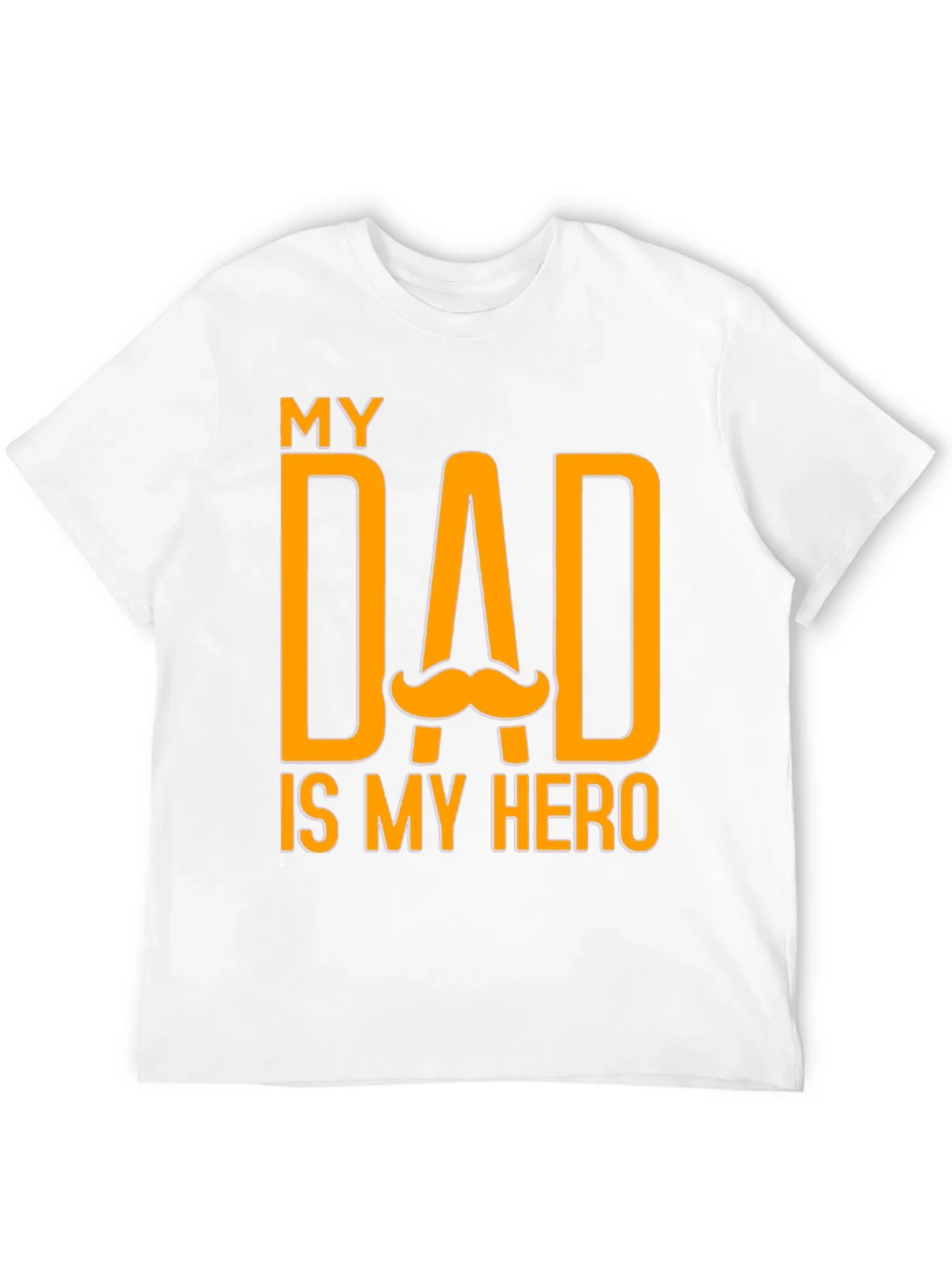 My Dad Is My Hero Black T-Shirt product image 4