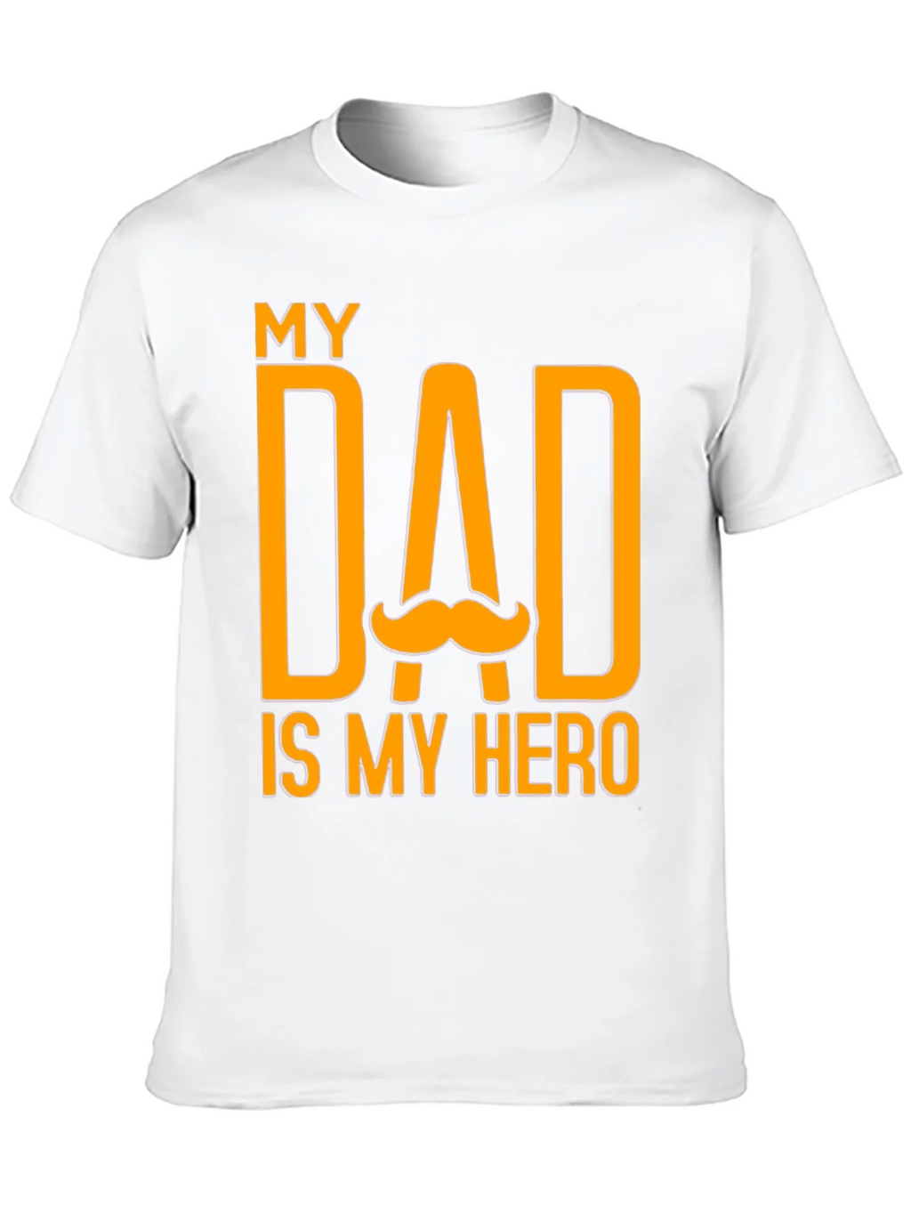 My Dad Is My Hero Black T-Shirt product image 3