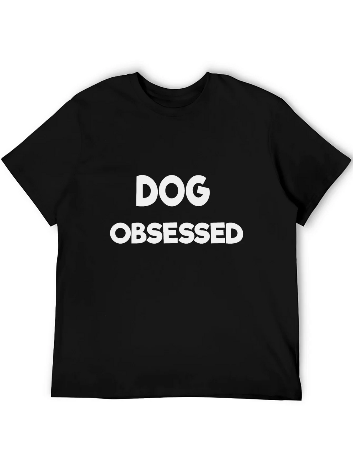 Dog Obsessed T-Shirt - Black Cotton Blend product image 3