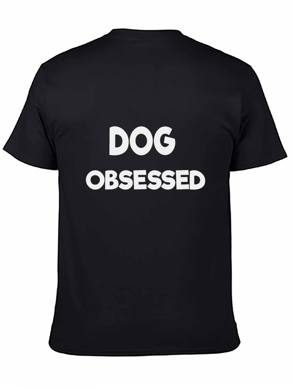 Dog Obsessed T-Shirt - Black Cotton Blend product image 2