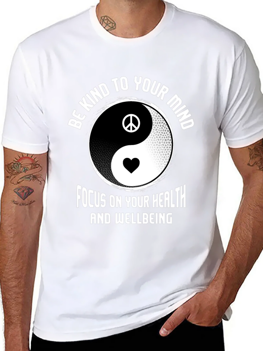 Be Kind Mind Yin Yang T-Shirt - Health & Wellbeing product image 7