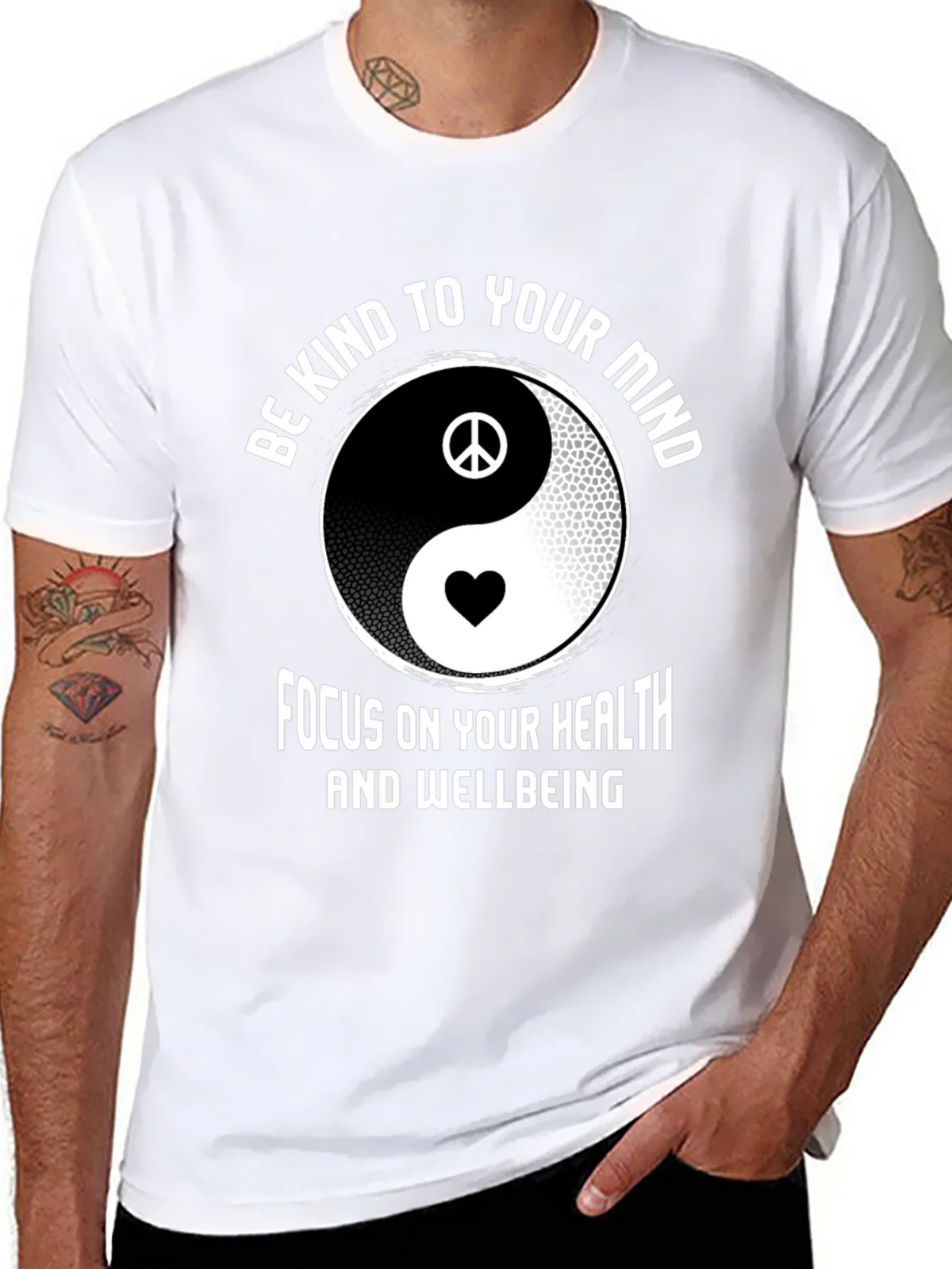 Be Kind Mind Yin Yang T-Shirt - Health & Wellbeing product image 7
