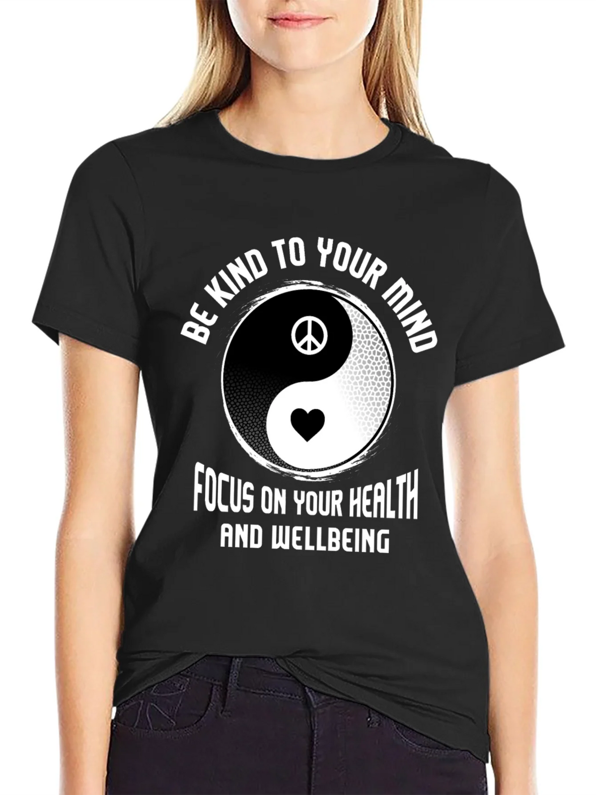 Be Kind Mind Yin Yang T-Shirt - Health & Wellbeing product image 2