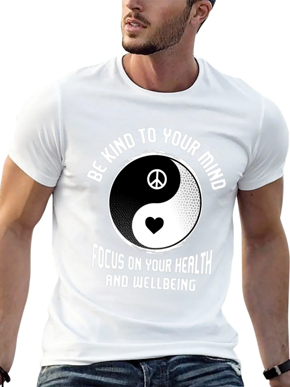 Be Kind Mind Yin Yang T-Shirt - Health & Wellbeing product image 12