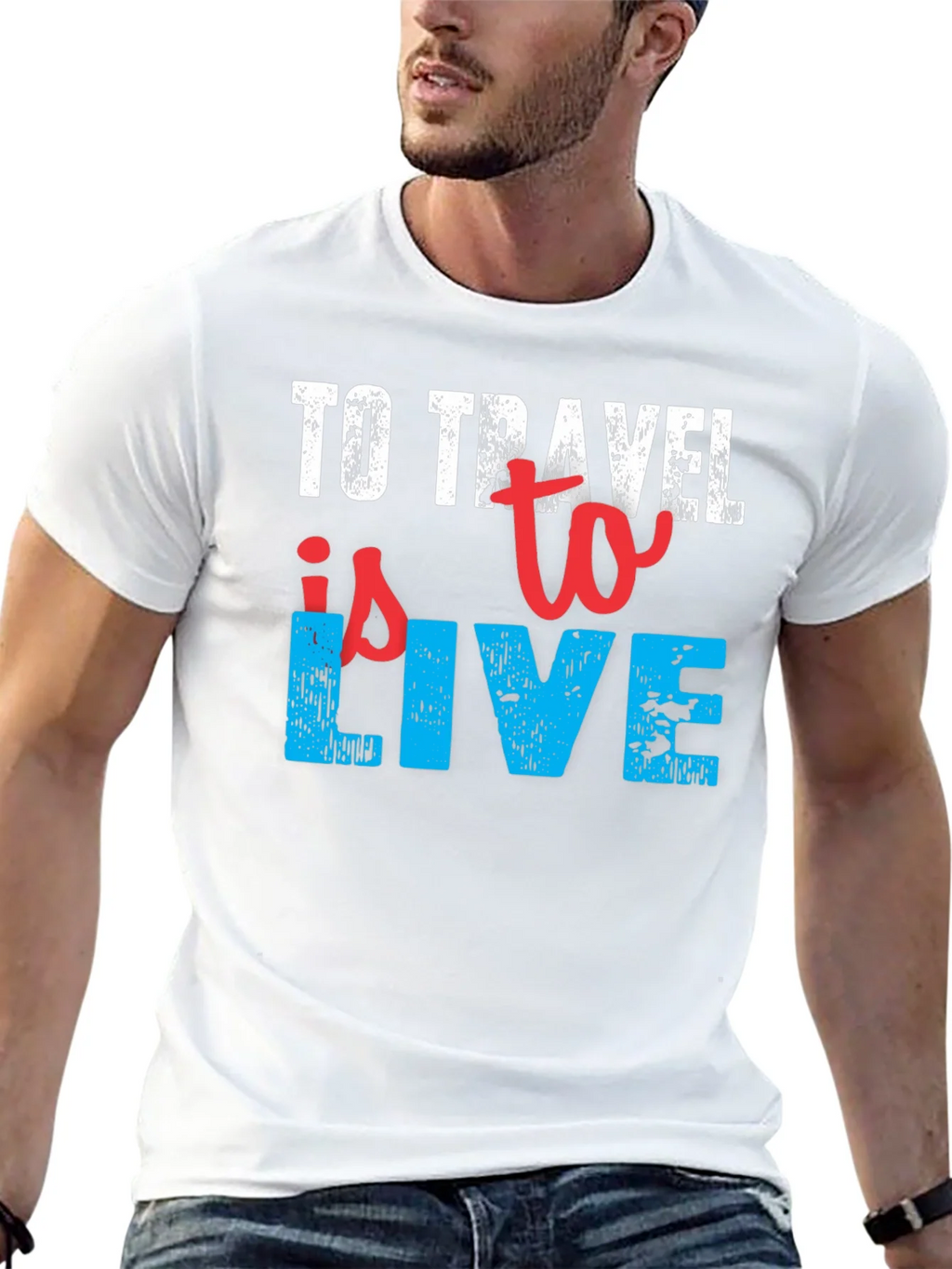 To Travel is to Live Black T-Shirt product image 12