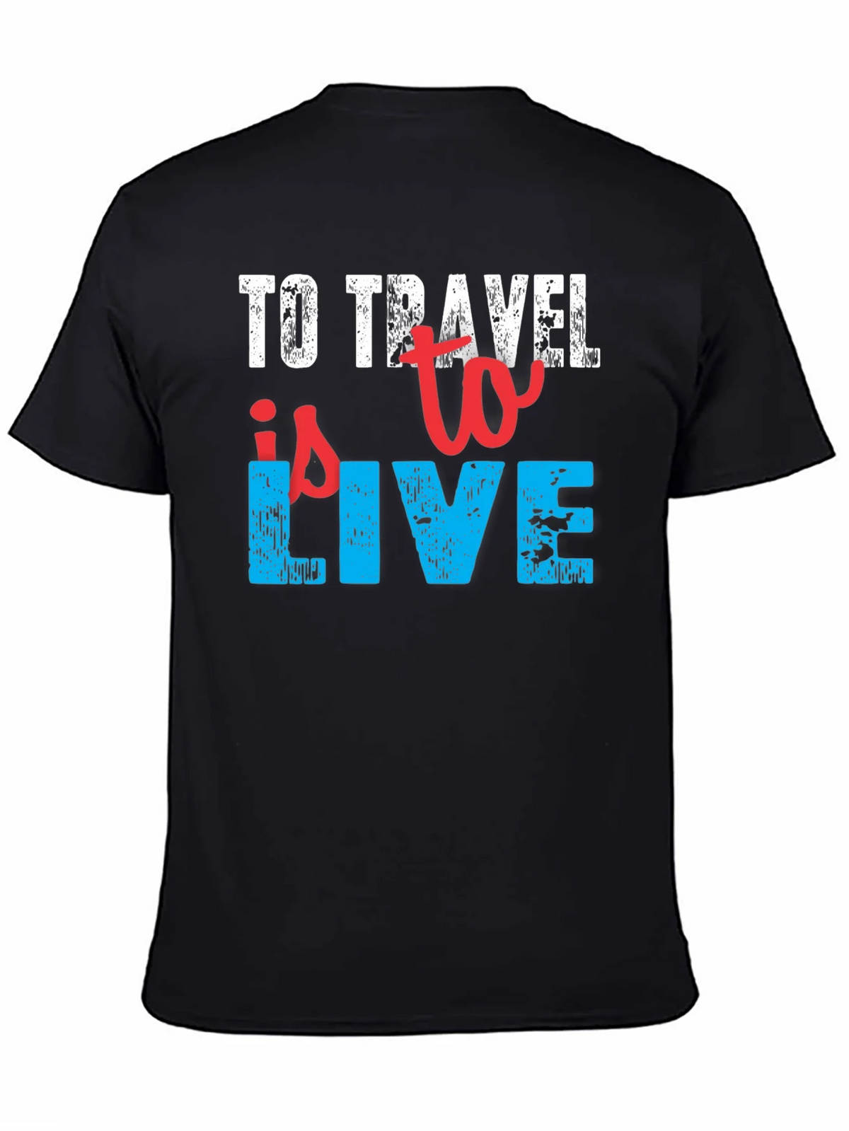 To Travel is to Live Black T-Shirt product image 4