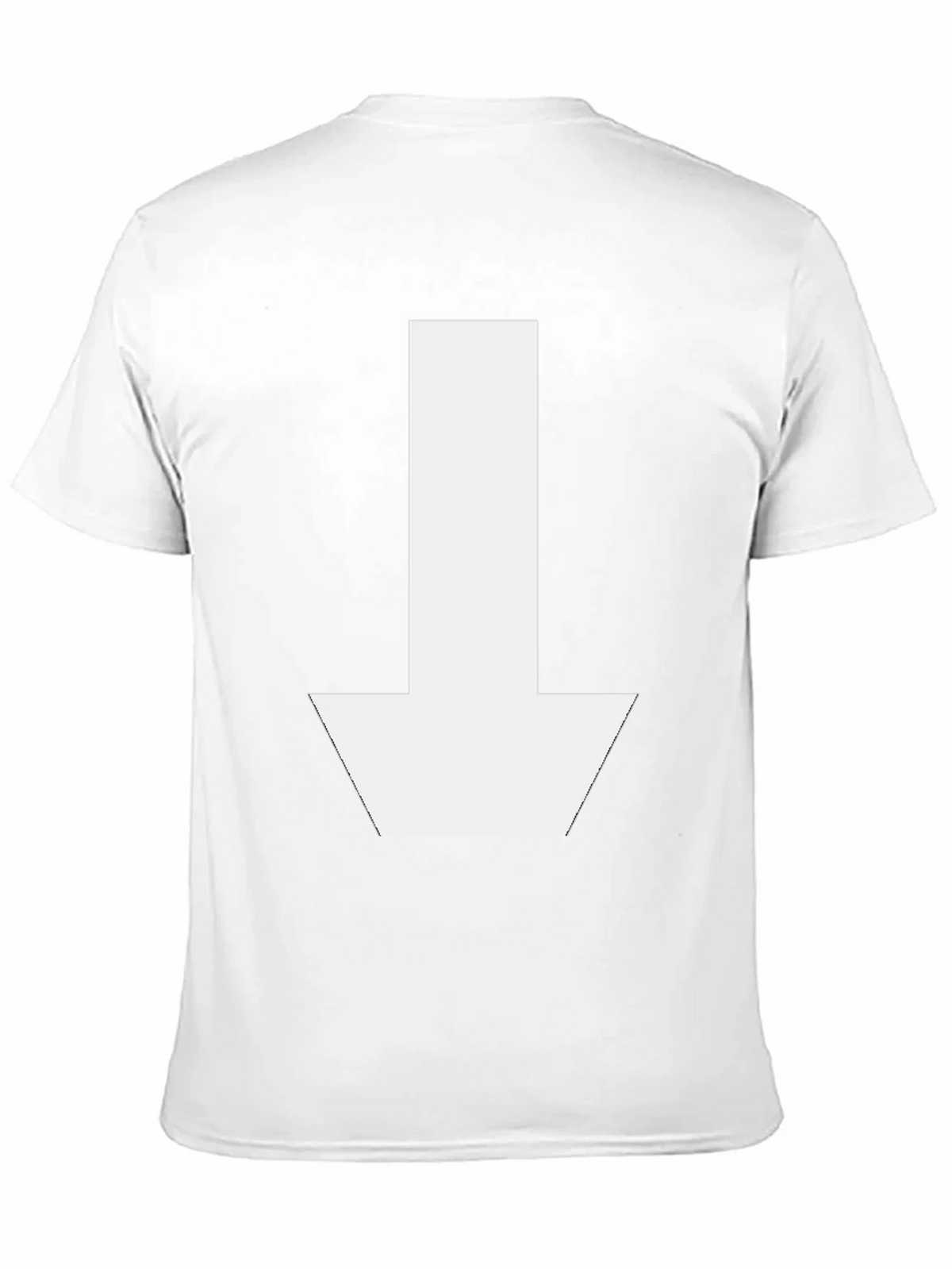 Down Arrow Graphic T-Shirt - Casual Black Tee product image 10