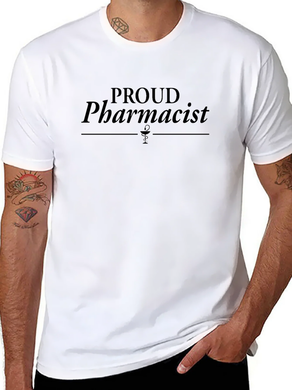 Proud Pharmacist T-Shirt - Black Graphic Tee product image 7