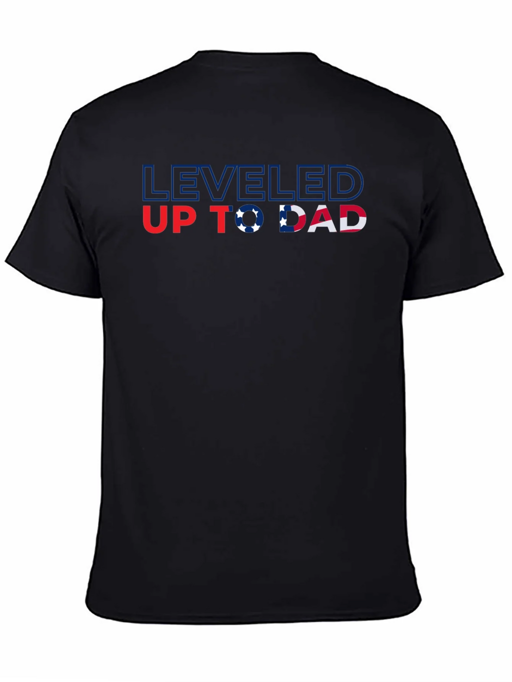 Leveled Up to Dad Graphic Tee - Stylish Fathers Day Gift product image 4