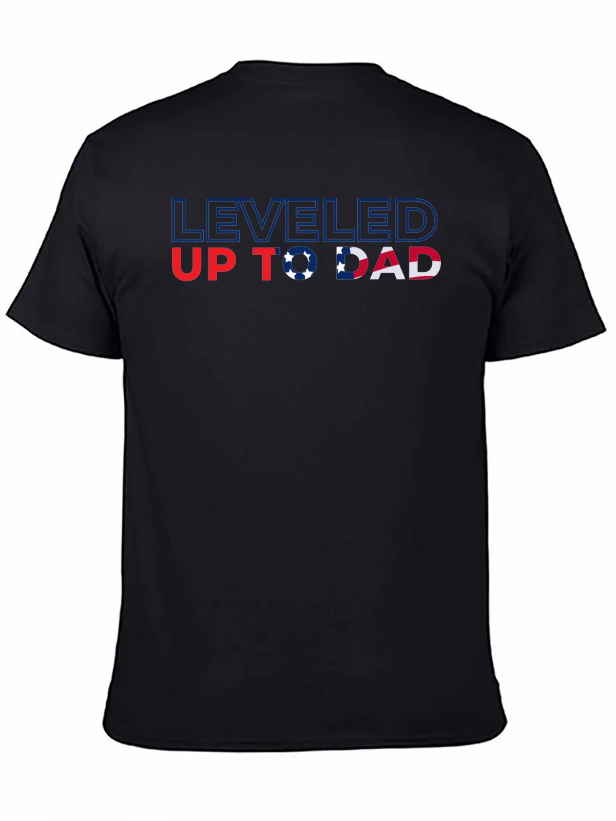 Leveled Up to Dad Graphic Tee - Stylish Fathers Day Gift product image 4