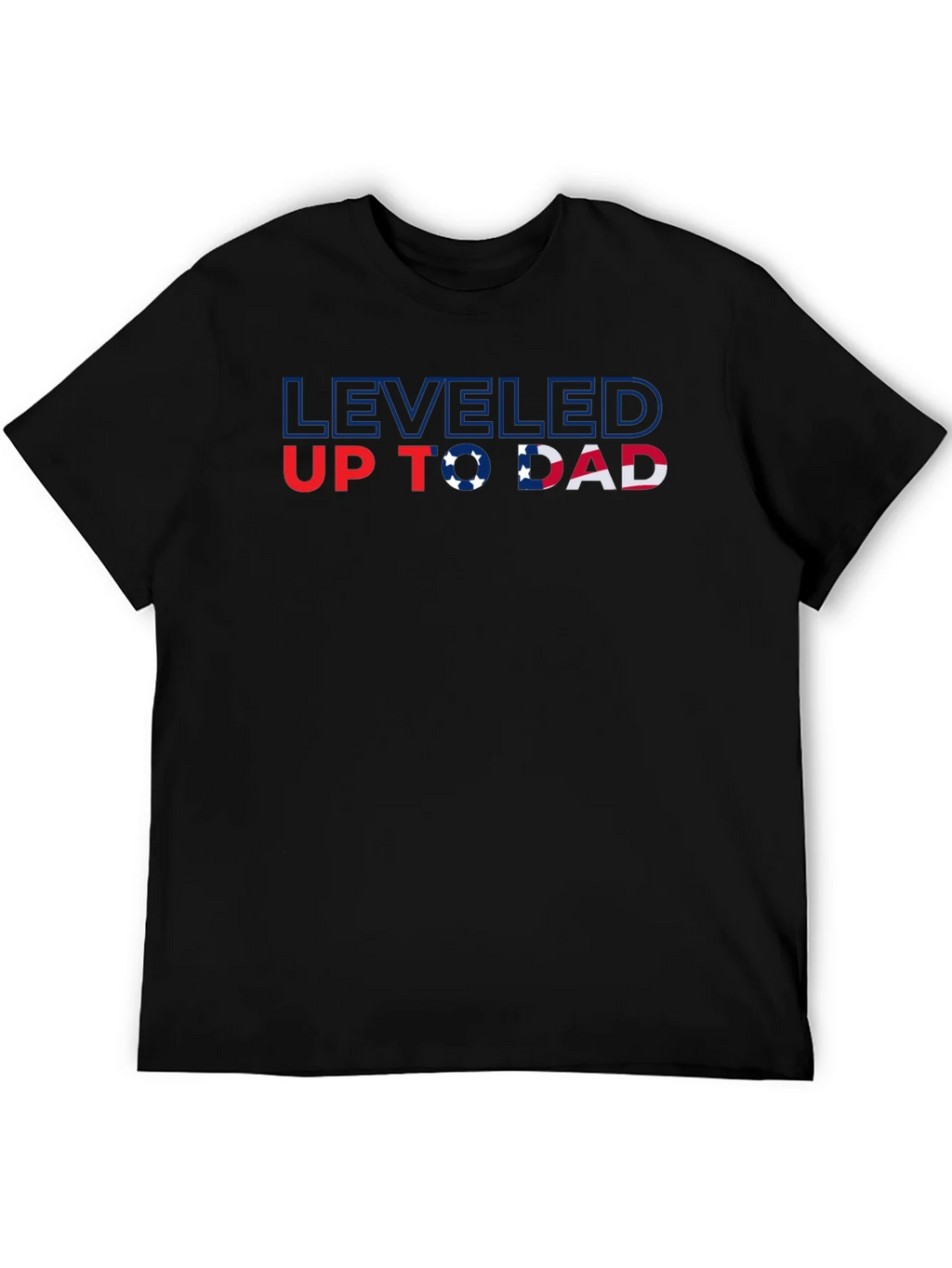 Leveled Up to Dad Graphic Tee - Stylish Fathers Day Gift product image 5