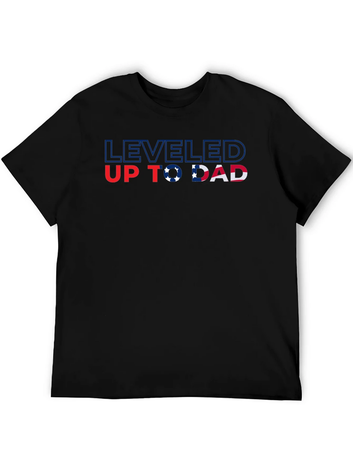 Leveled Up to Dad Graphic Tee - Stylish Fathers Day Gift product image 5
