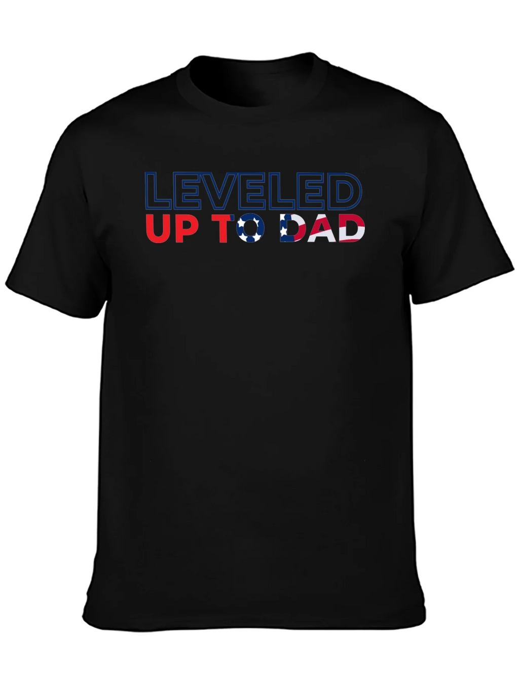 Leveled Up to Dad Graphic Tee - Stylish Fathers Day Gift product image 3