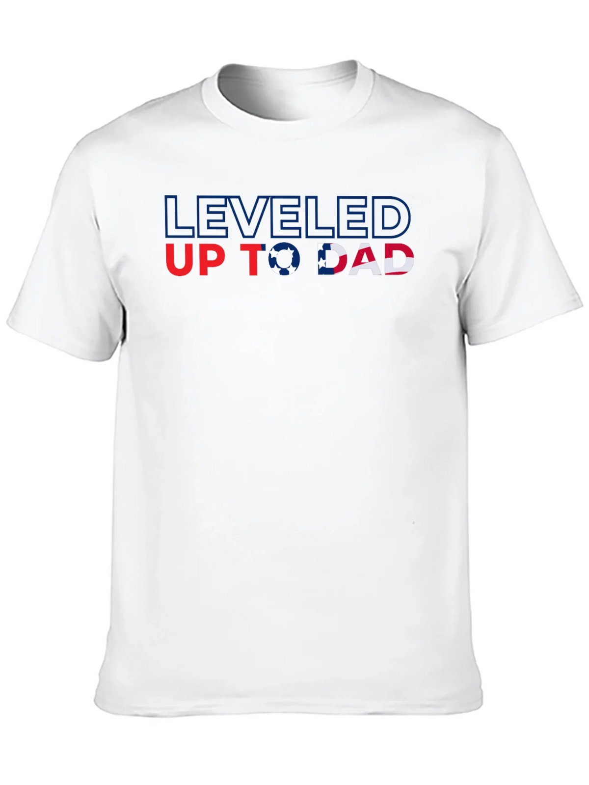 Leveled Up to Dad Graphic Tee - Stylish Fathers Day Gift product image 9