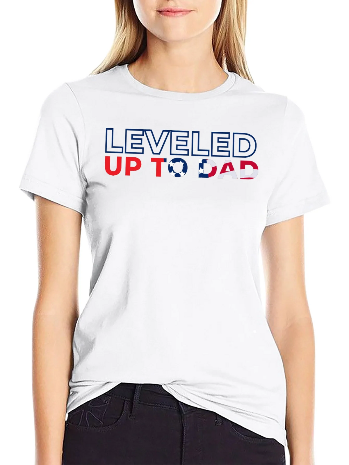 Leveled Up to Dad Graphic Tee - Stylish Fathers Day Gift product image 8