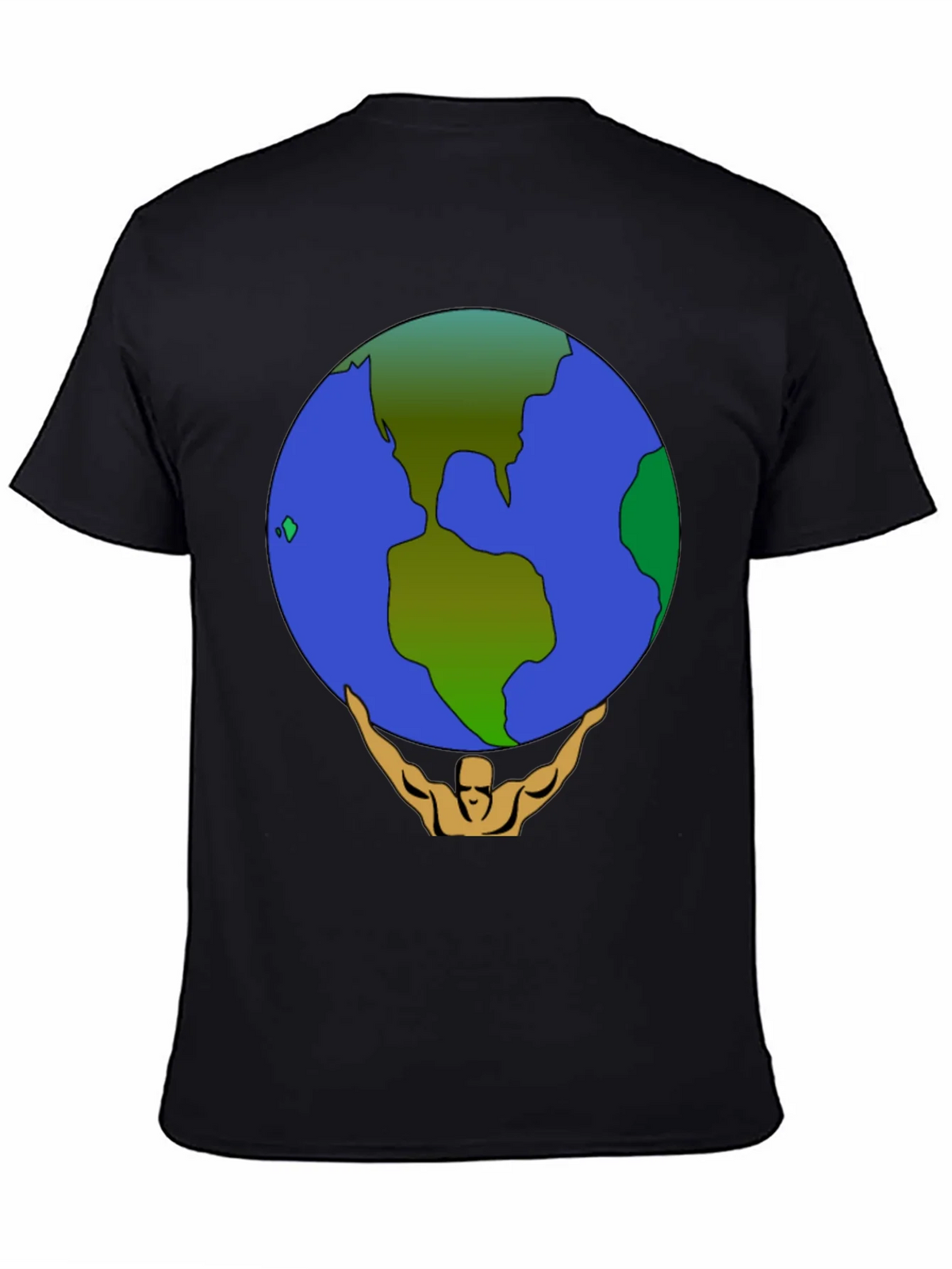 Atlas Earth Graphic T-Shirt - Black product image 4