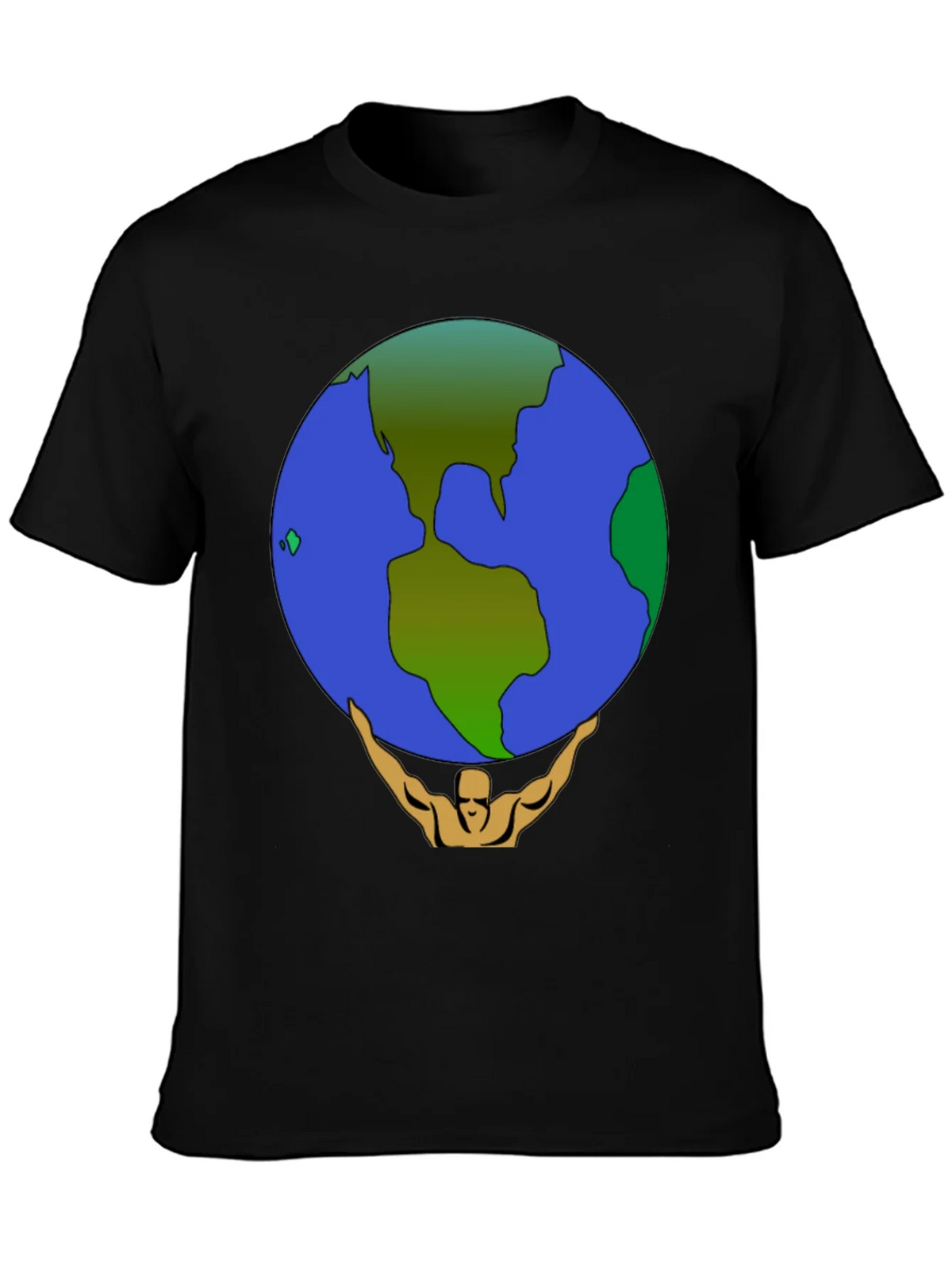 Atlas Earth Graphic T-Shirt - Black product image 3