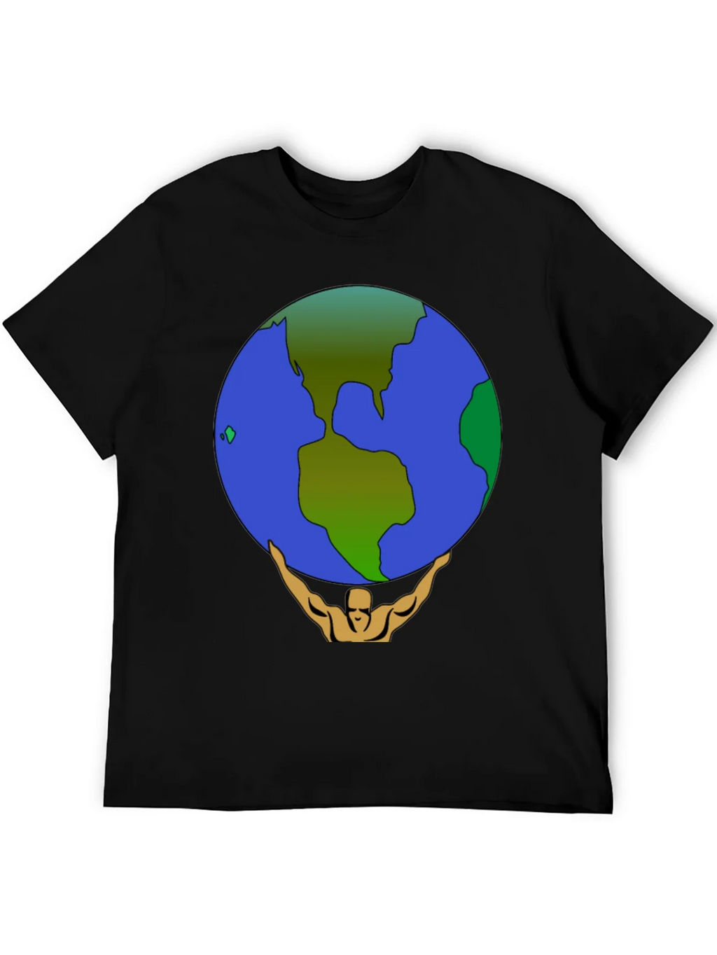 Atlas Earth Graphic T-Shirt - Black product image 5