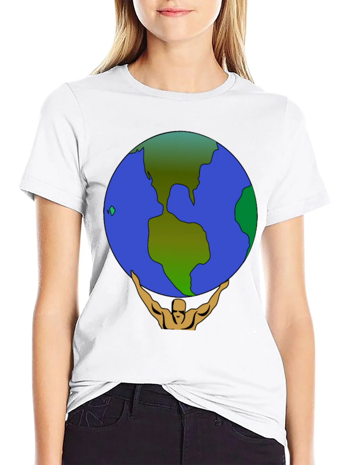 Atlas Earth Graphic T-Shirt - Black product image 8