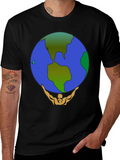 Atlas Earth Graphic T-Shirt - Black product image 1