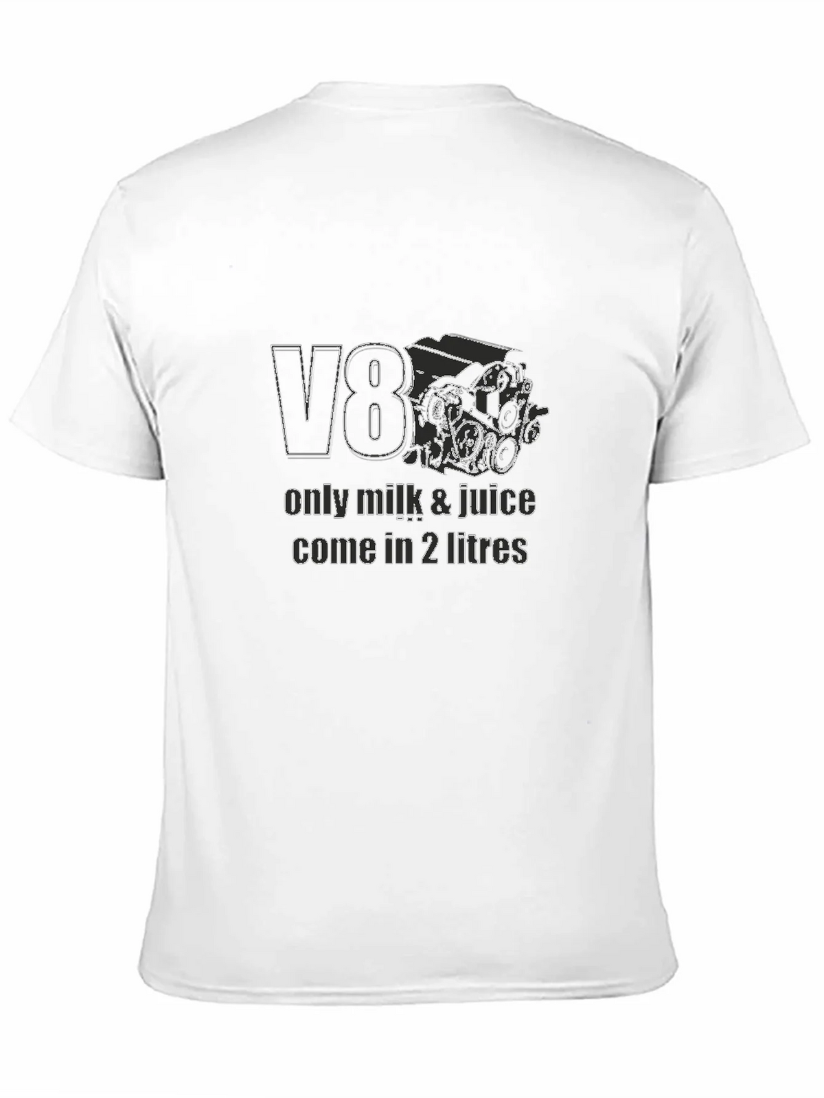 V8 Engine Graphic T-Shirt - Only Milk & Juice product image 10