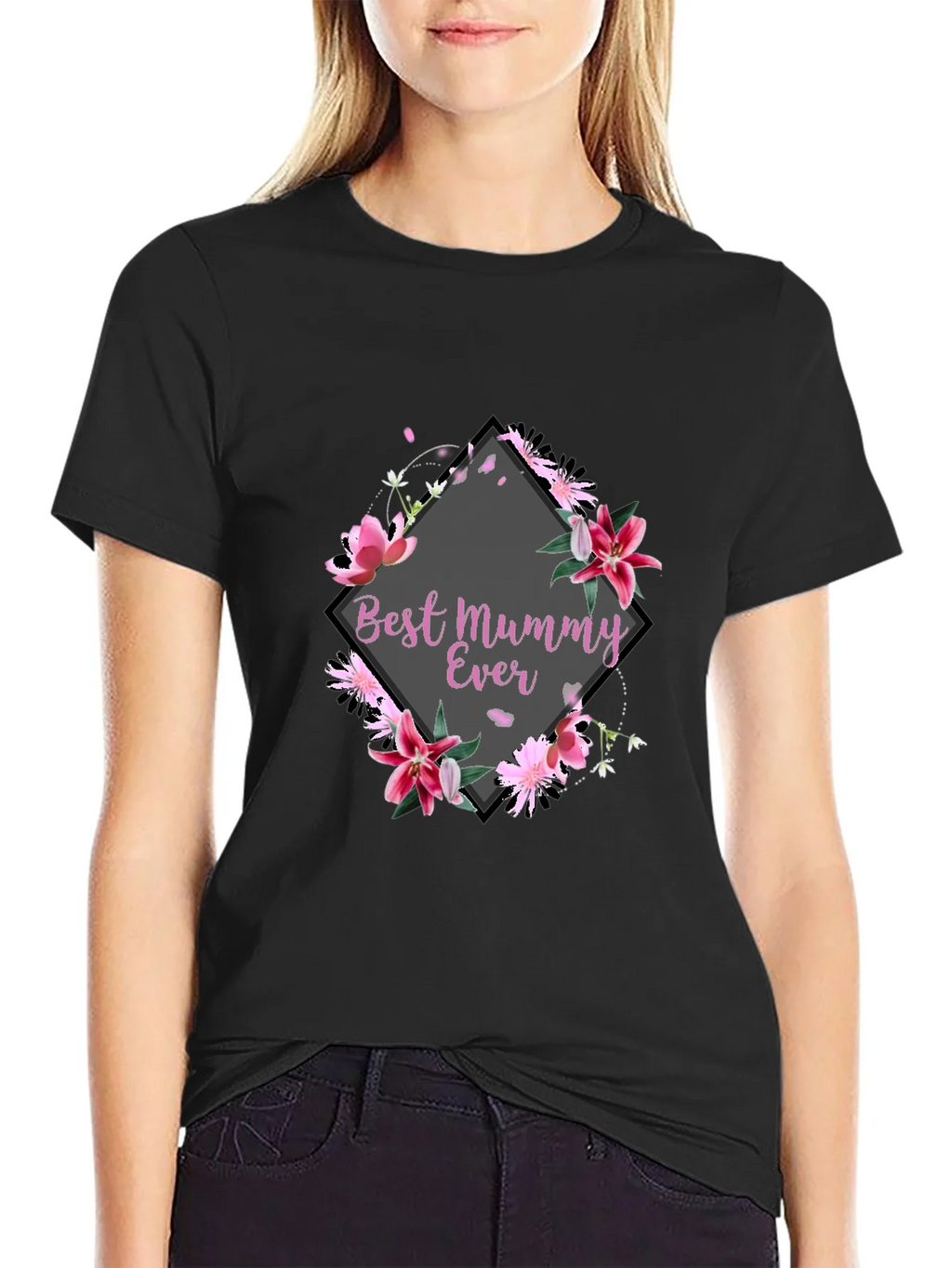 Best Mummy Ever Floral T-Shirt - Gift for Mom product image 2