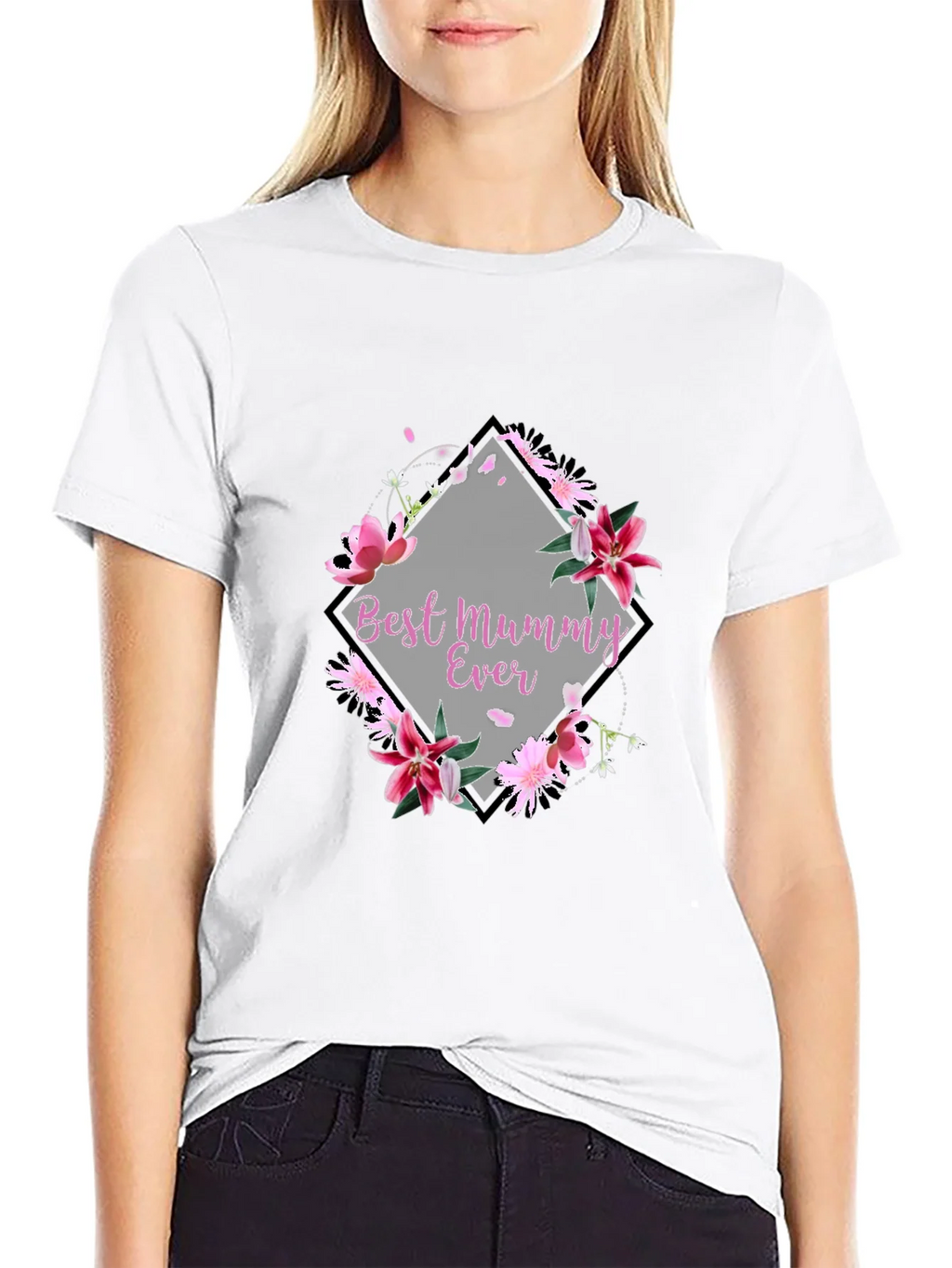 Best Mummy Ever Floral T-Shirt - Gift for Mom product image 8