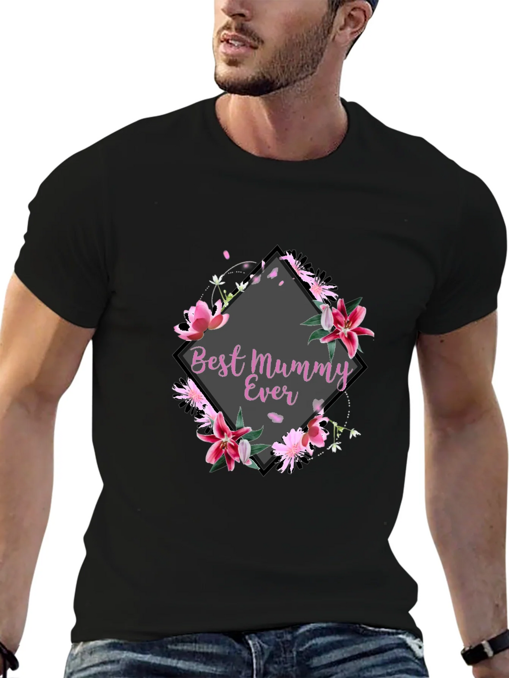 Best Mummy Ever Floral T-Shirt - Gift for Mom product image 6