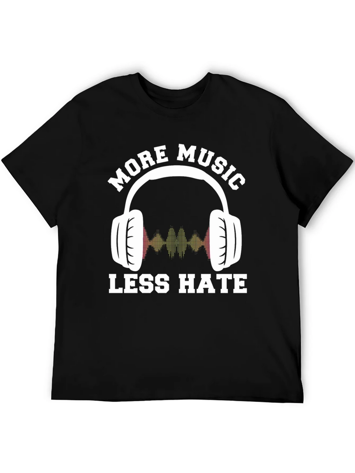 More Music Less Hate Graphic Tee product image 5