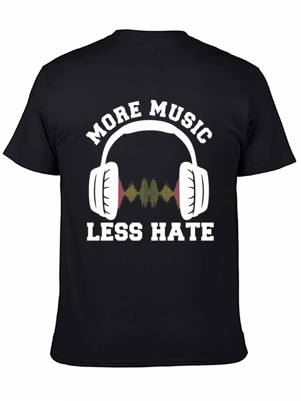 More Music Less Hate Graphic Tee product image 4