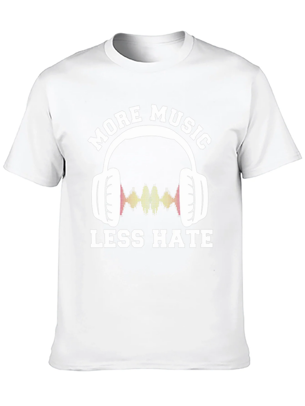 More Music Less Hate Graphic Tee product image 9