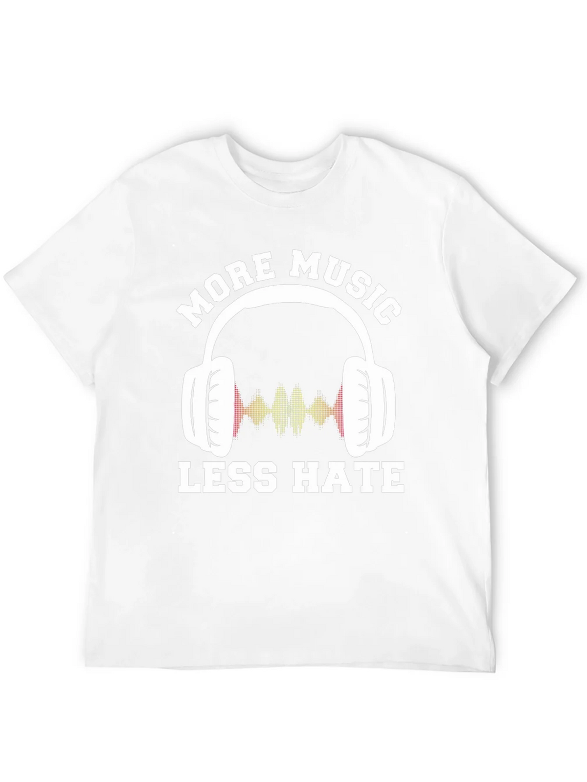 More Music Less Hate Graphic Tee product image 11