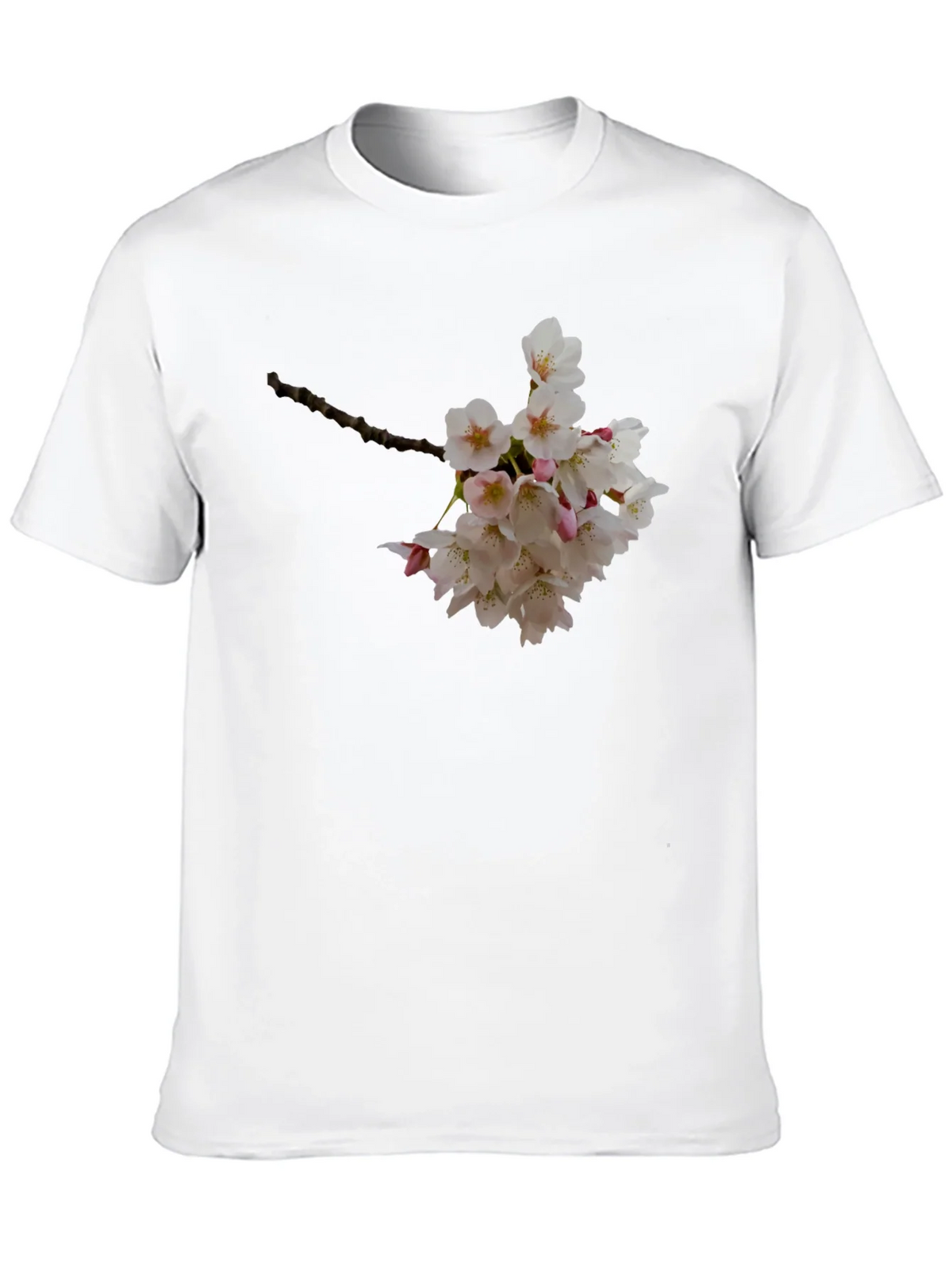 Floral Print Black T-Shirt - Nature Inspired Style product image 9