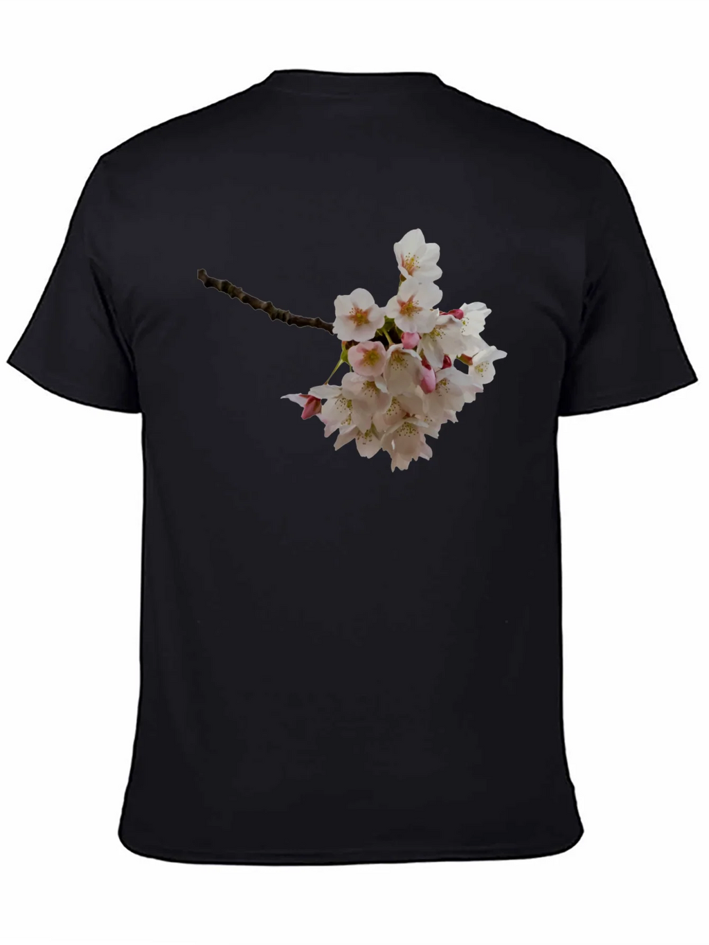 Floral Print Black T-Shirt - Nature Inspired Style product image 4